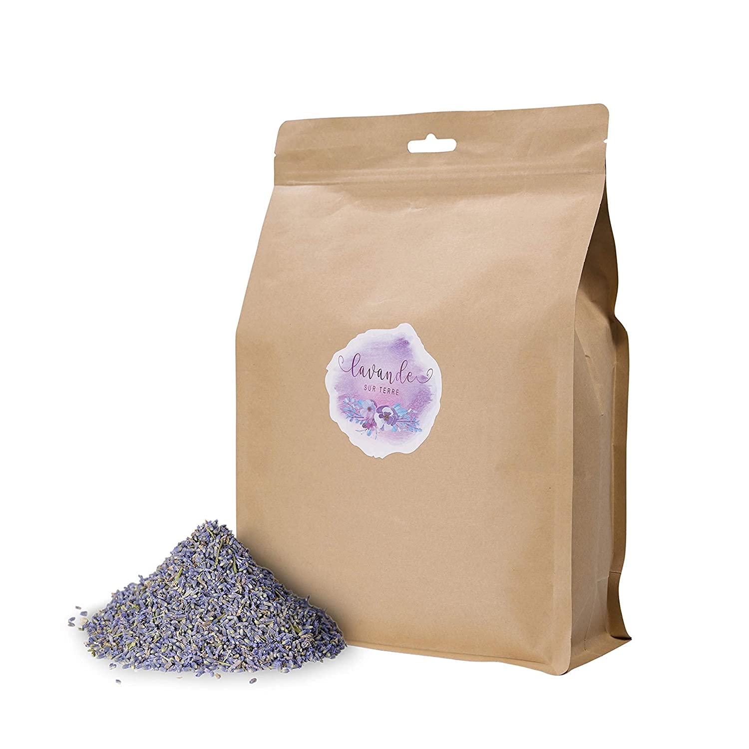 1 lbs French Dried Lavender Buds - Lavandula Dentata, 16 oz Value Pack - Highland Lavender Flower Buds for Culinary, DIY Project