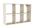 ClosetMaid 5430 Mini 6Cube Desktop or Wall Mount Organizer, Bleached Walnut