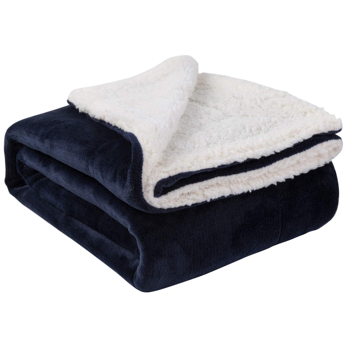 Nanpiper Sherpa Blanket, Super Soft Fuzzy Flannel Fleece/Wool Like Reversible Velvet Plush Blanket, Thick Warm Blanket For Winte