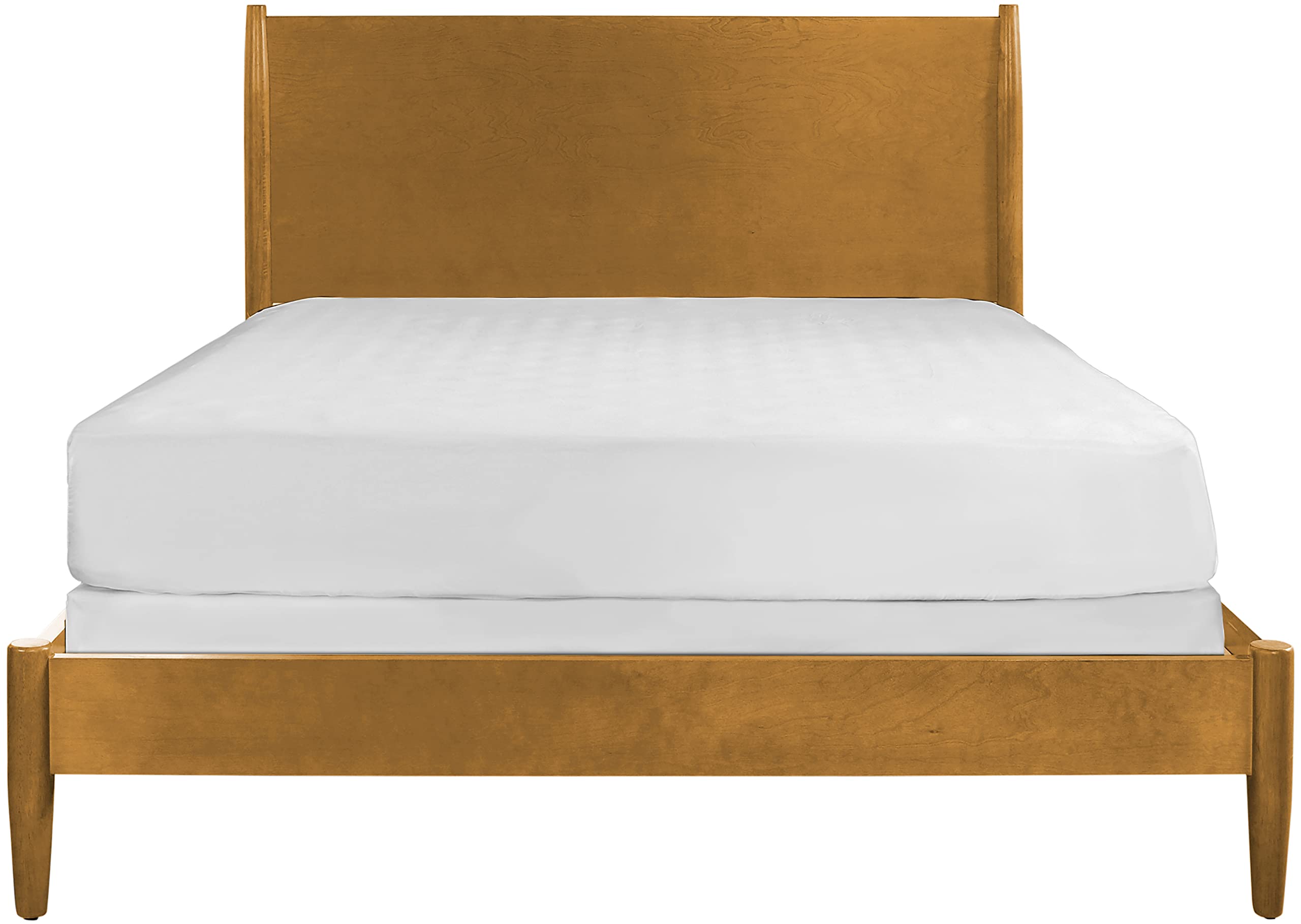 Crosley Furniture Landon Wood Bed Set, Acorn, Queen