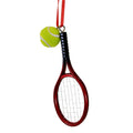 Kurt Adler D0552 Tennis Racket With Ball Christmas Ornament