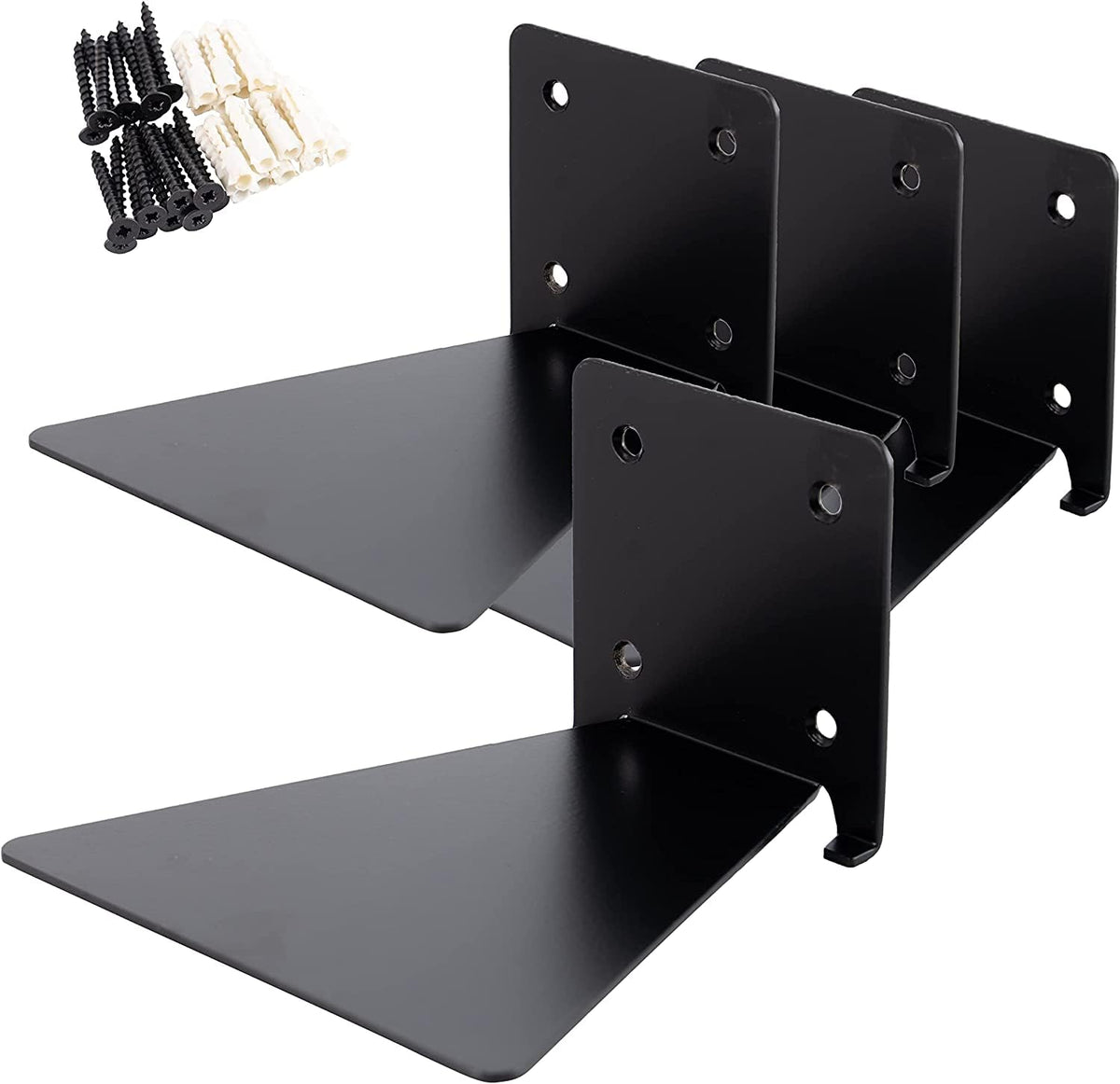 ROLLYWARE Unique Design Invisible Bookshelf Floating Book Shelf Wall Mounted Shelf Holder Hanging Home Storage Rack for Home (Ho