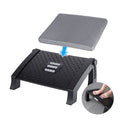 MyPlace Adjustable Height Foot Rest Under Desk at Work - 6 Height Sturdy Office Footrest - Added Comfort Memory Foam - Non Slip 