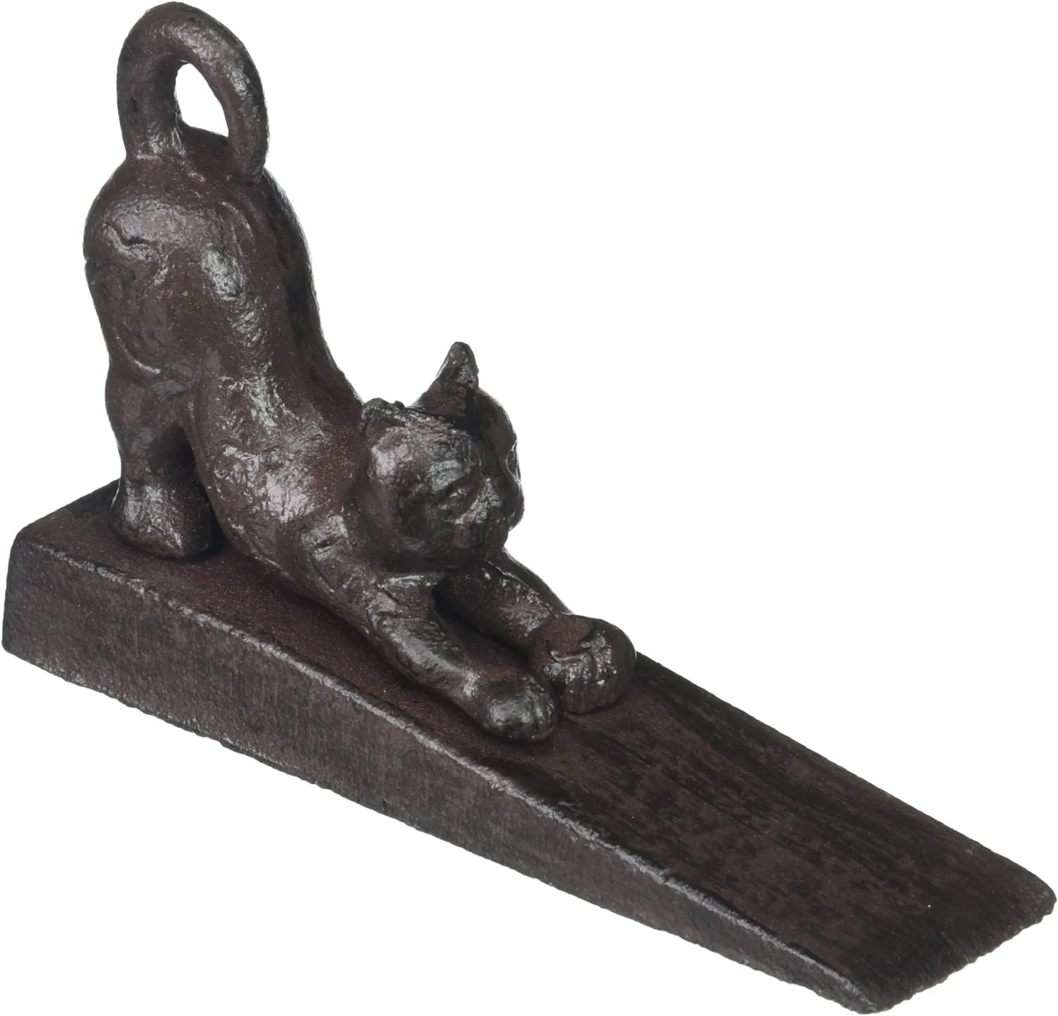 Yukaba Home Locomotion Stretching Cat Door Stopper, Black (Cat A-1 Pack)