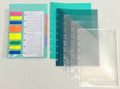 Talia Discbound Notebook Refills (Accessory Kit (Pastel Dividers), Junior (5.5In X 8.5In))