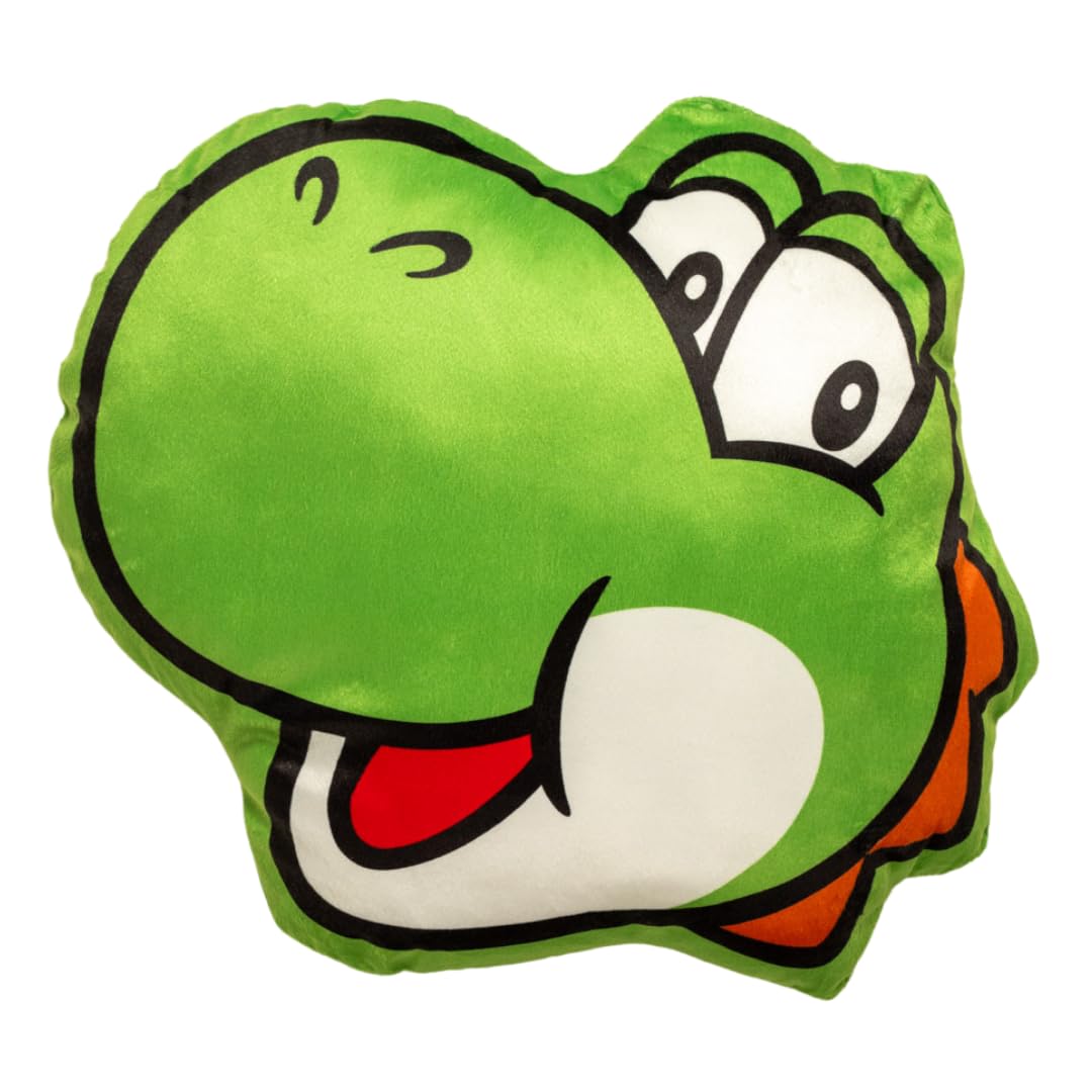 Franco Anime Gaming Bedding Super Soft Cozy Plush Decorative Pillow, One Size, Yoshi