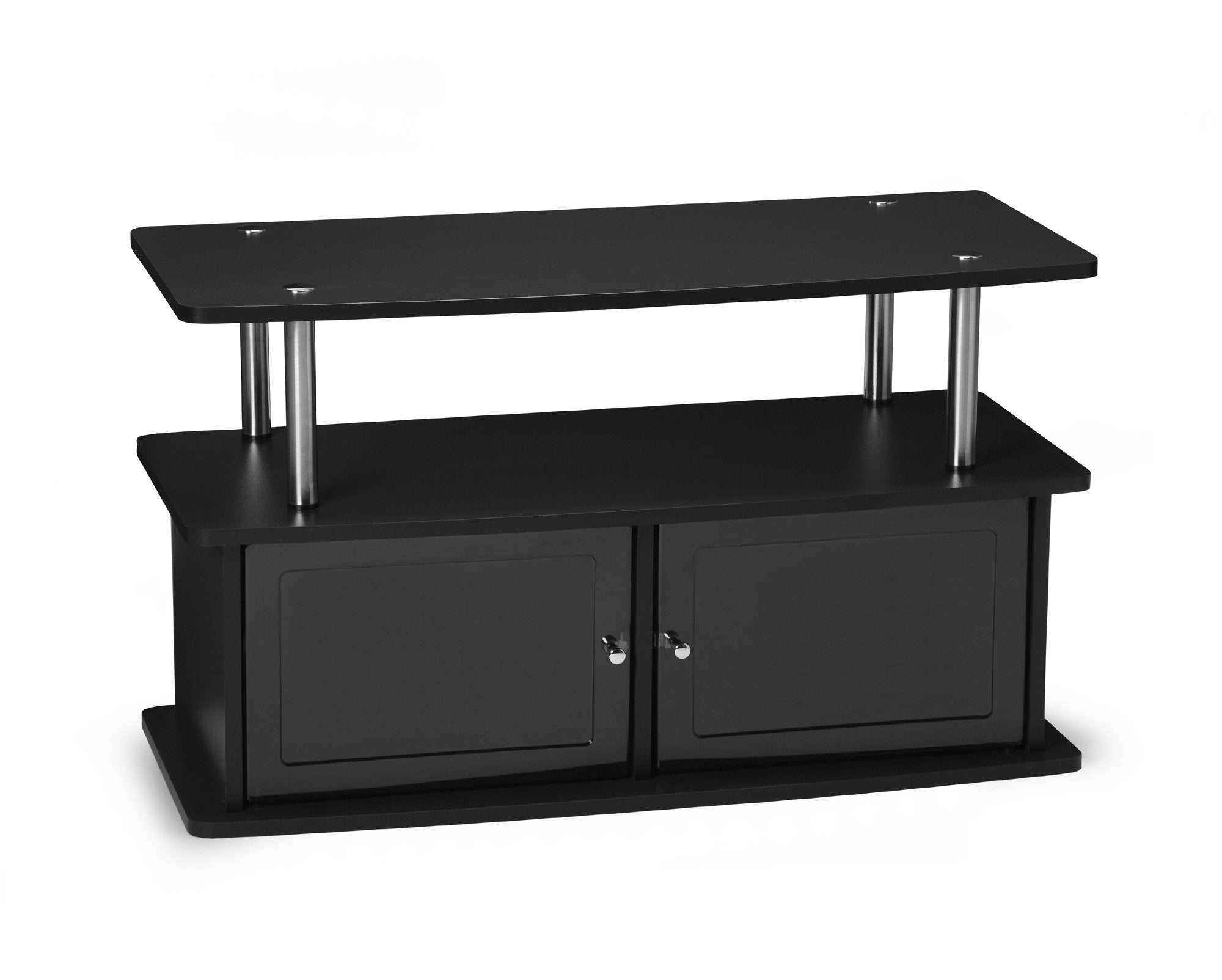 Convenience Concepts Designs2Go TV Stand with 2 Cabinets, Black