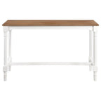 Coaster Home Furnishings Martina 5-Piece Rectangular Counter Height Dining Set with Stools Brown and White