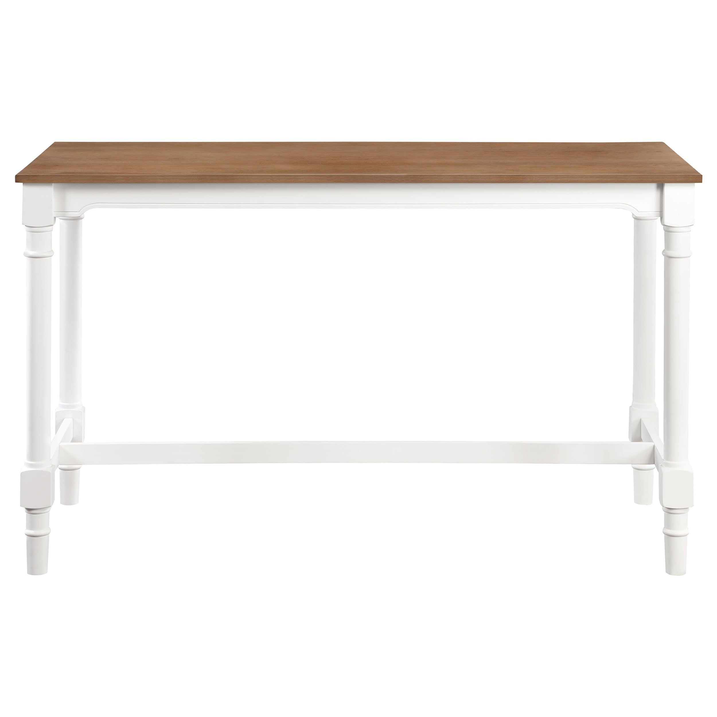 Coaster Home Furnishings Martina 5-Piece Rectangular Counter Height Dining Set with Stools Brown and White