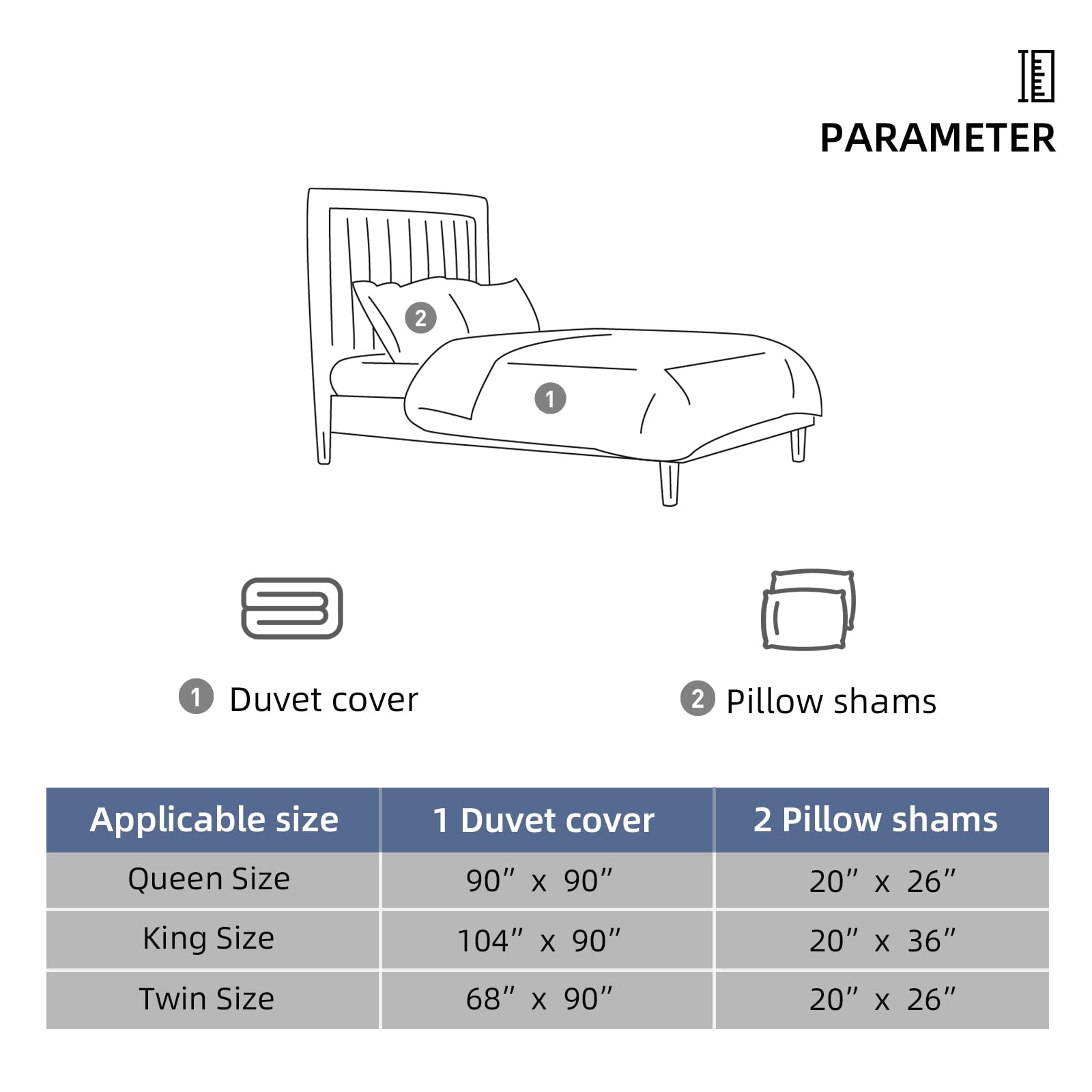 Bbangd Full Duvet Covers - Ultra Soft And Breathable Bedding Comforter Sets Washed Microfiber 3 Pieces With Zipper Closure Duvet Cover And 2 Pillow Shams (Teal)
