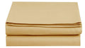 Luxury Flat Sheet On Amazon Elegant Comfort Wrinkle-Free 1500 Premier Hotel Quality 1-Piece Flat Sheet, Full Size, Gold