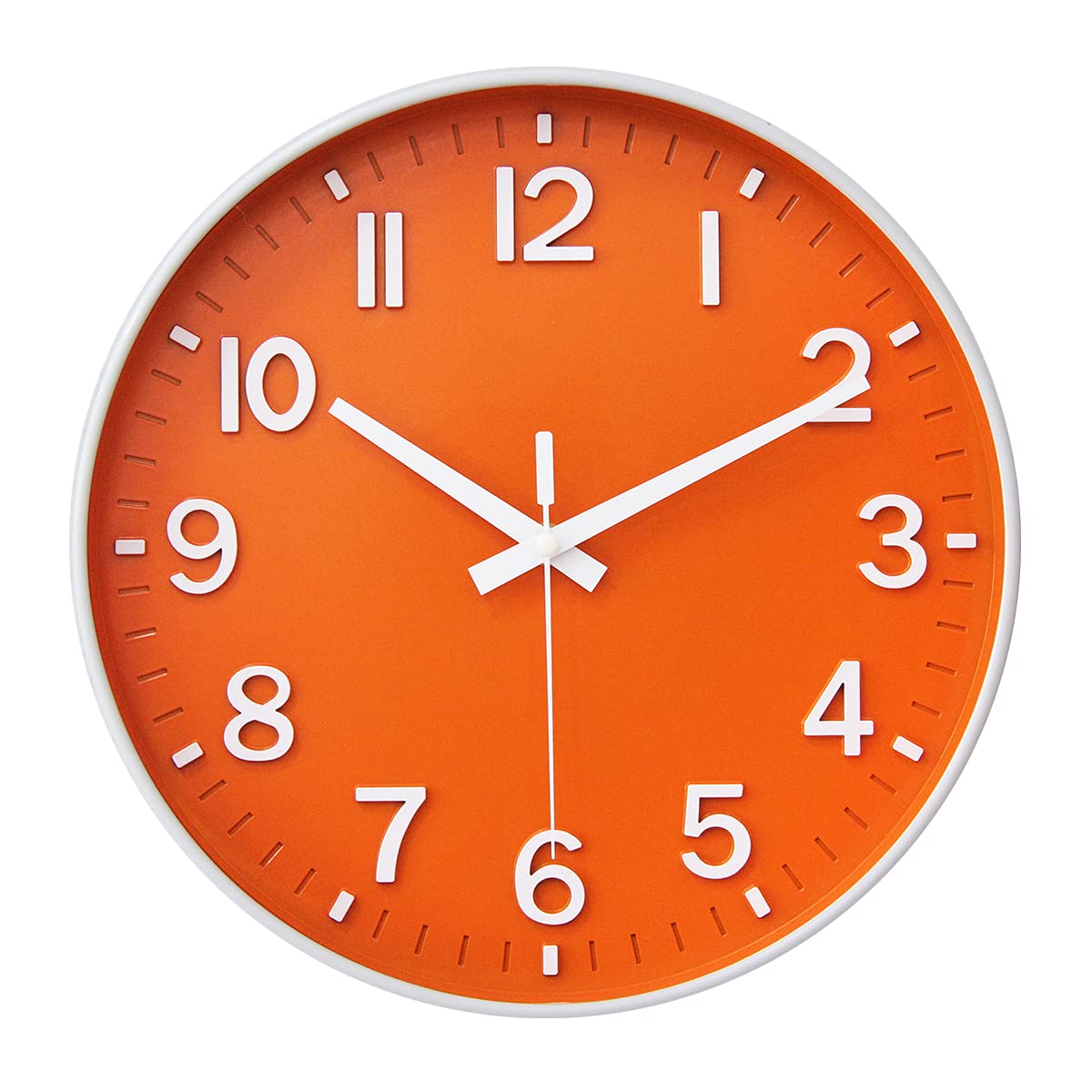 HZDHCLH Wall Clocks Battery Operated,12 inch Silent Non Ticking Modern Wall Clock for Living Room Bedroom Kitchen Office Classro