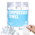 100 PCS Compressed Towels, Compressed Cotton Hand Wipe, Camping Towel, Disposable Face Compressed Towels, Camping Towels Compres