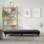 vidaXL Modern Sofa Bed - Dark Gray Fabric, Quickly Converts from Sofa to Bed, Perfect for Living Room, Guest Room or Office, California Prop 65 Compliant
