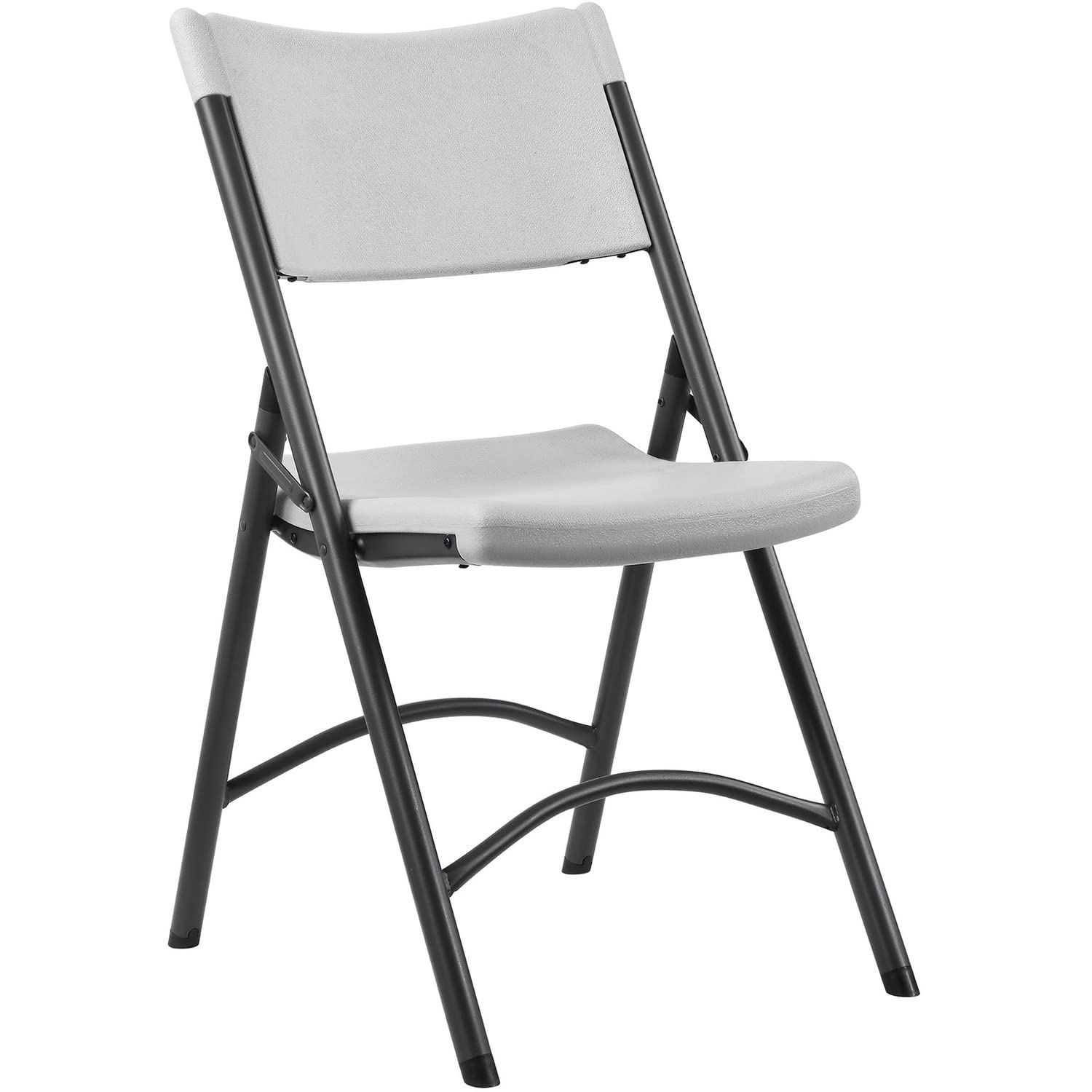 Lorell 62515 Folding Chairs,18-1/2-Inch x21-7/8-Inch x33-1/8-Inch , 4/CT, Platinum