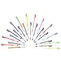 Yoobi Gel Pens 24-Pack | Pastel, Metallic, Neon, And Glitter Shades | Fun Styles With Carrying Case | 1.0Mm Medium Tip, Multicol