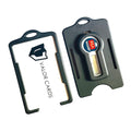 Valor Cards Rsa And Id Badge Holder *Nearly Indestructible* (Single Rsa Id Badge Holder - Midnight Black)