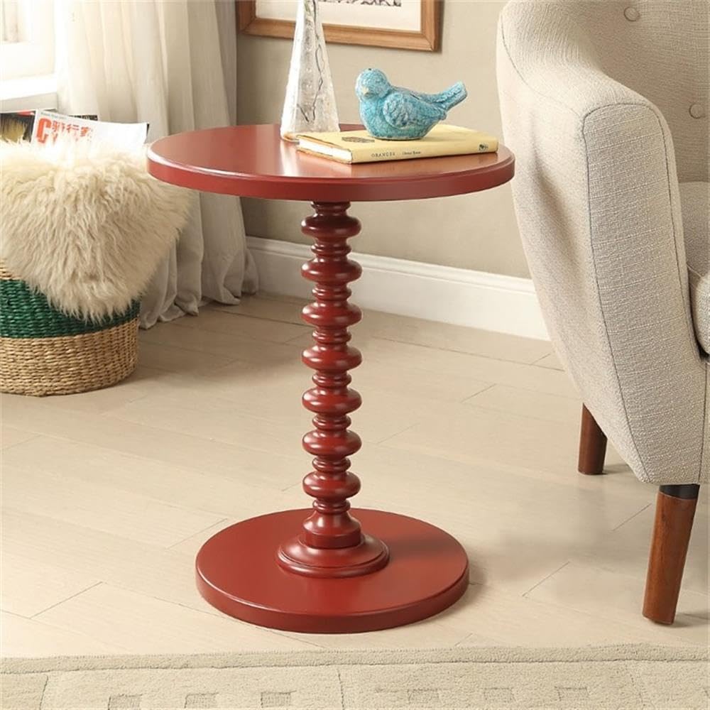 Acme Acton End Table In Red