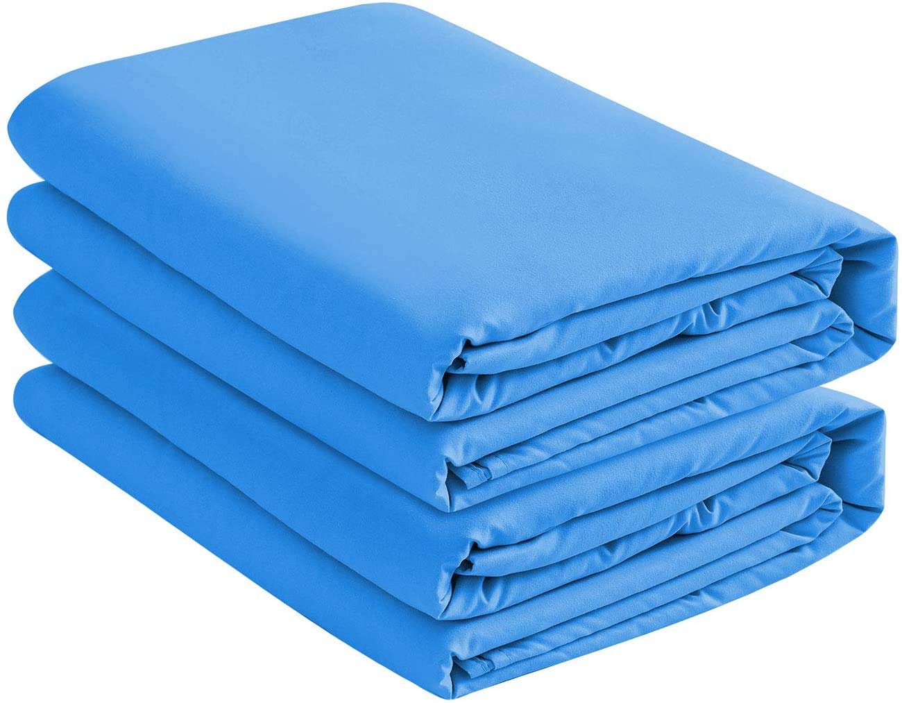 Knit Jersey 100% Cotton 2 Twin Xl Fitted Bed Sheets (2-Pk) Breathable And Cooling Sheets - Twin Extra Long, 15' Deep Pocket, 39