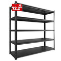 Howzone 48.2 W Garage Shelving 3000LBS Storage Shelves Heavy Duty Garage Storage Shelves Adjustable 5 Tier Metal Shelves for Sto