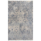 Intrepid 5' X 8' Distressed Classical Beige/Gray/Blue Hybrid Area Rug