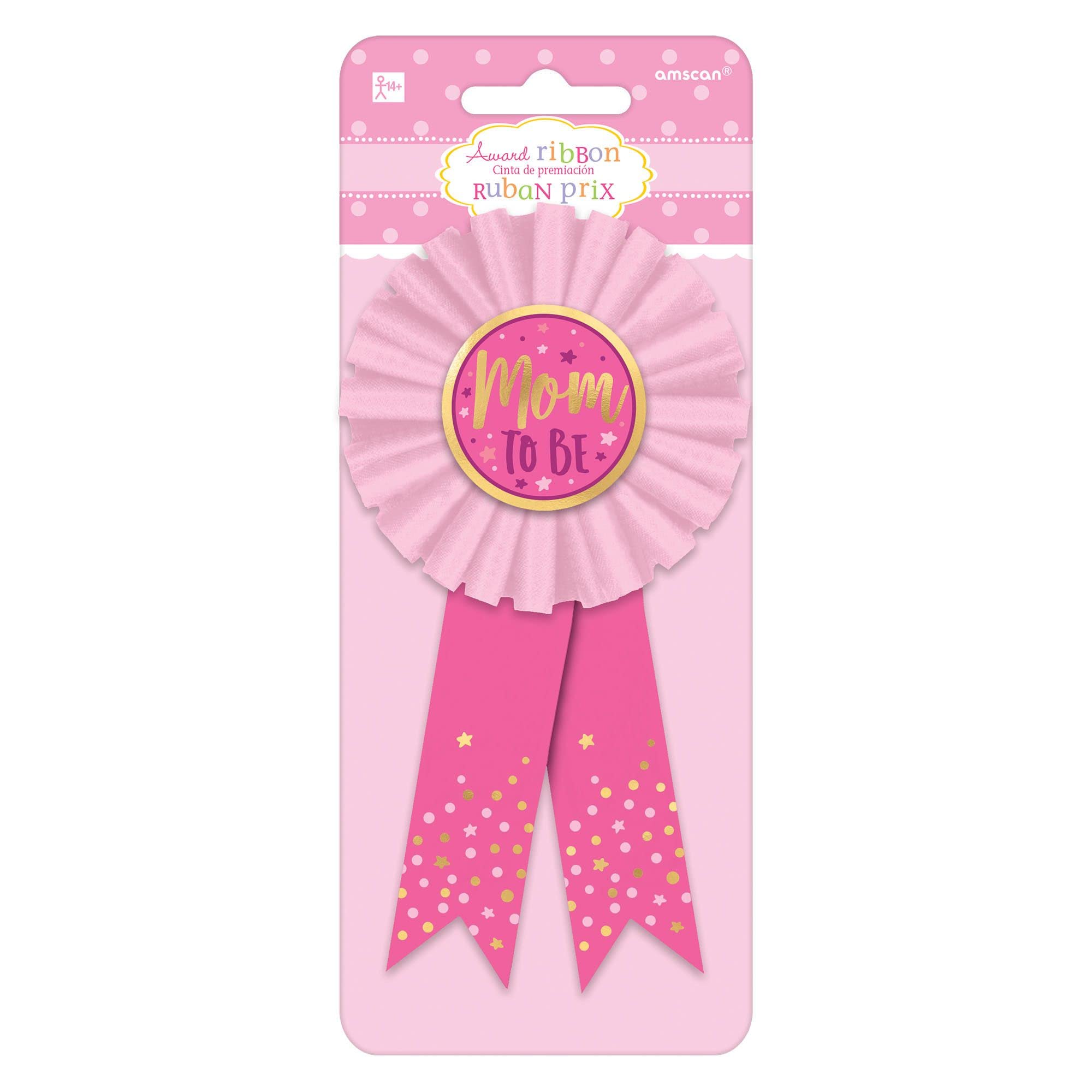 Stunning Pink Hot-Stamped Gender Reveal Award Ribbon - 5.5' X 3' (1 Pc.) | Premium Quality Materials & Elegant Design | Perfec
