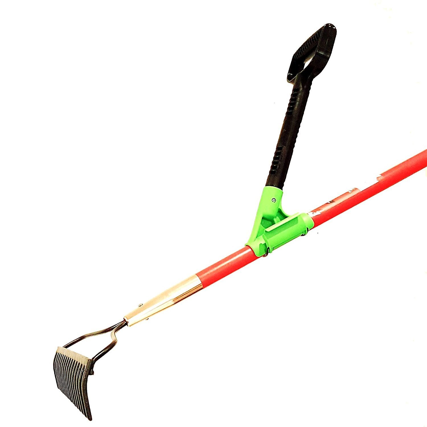 The Rah Handle! A Universal Ergonomic Back Saving Lefty Or Righty, Secondary Handle For Snow Shovels, Rakes, And Other Gardening