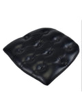 Commercial Seating Products Black Tufted Vinyl Cushions Chairs, 6-Pack
