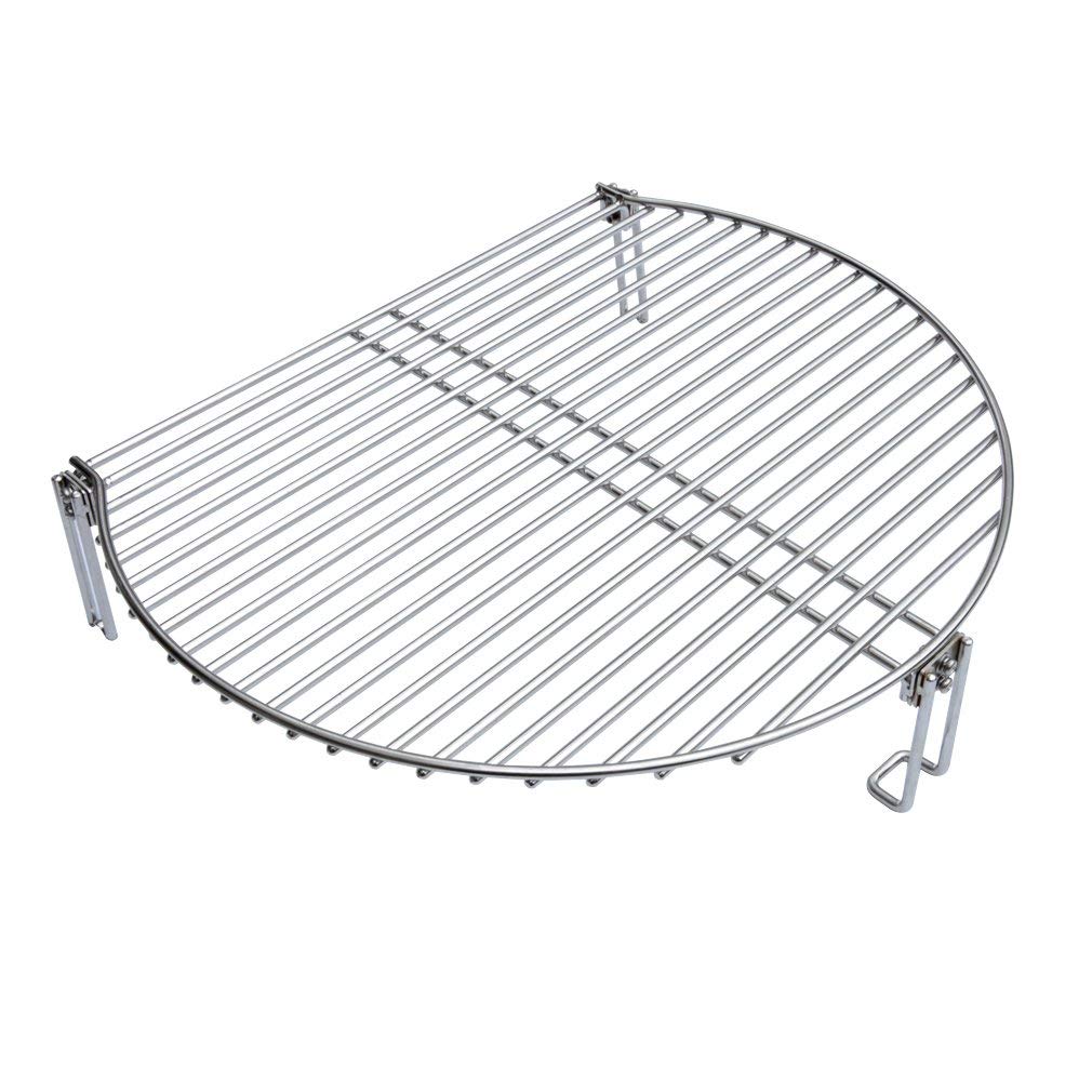 Onlyfire Stainless Steel Grill Expander Cooking Grate Fits For Charcoal Kettle Grills Like Weber,Char-Broil And Ceramic Grills L