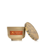 Thymes Pumpkin Laurel Candle Tin with Gold Lid - Fall Scented Candle with Notes of Nutmeg, Cinnamon, Clove, Pumpkin, and Orange 