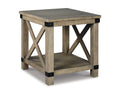Signature Design By Ashley - Aldwin Rectangular End Table, Pine Wood