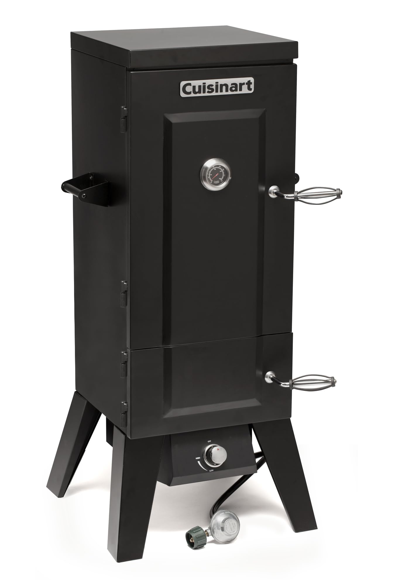 Cuisinart 36    Vertical Propane Smoker, 4 Removable Racks, Spacious BBQ Smoker with Wood and Water Trays, 15,000 BTU Heat for S