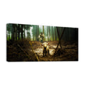 Jesus and Lamb Canvas Wall Art 48 x24  Jesus Running After Lost Lamb Picture Wall Art Canvas Print Christian Home Decor