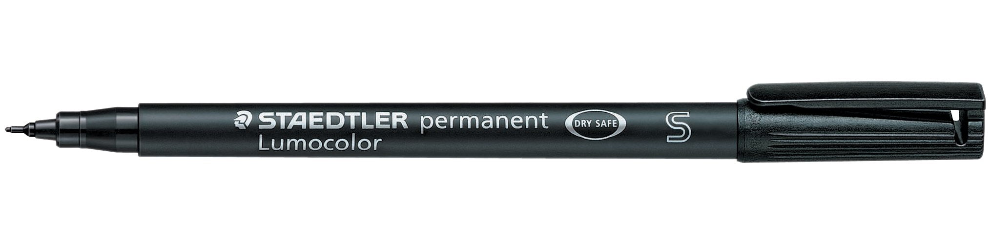 Staedtler Mars Fiber Tip Marker Permanent, Superfine, Black, Pack Of 10 (Std3139)