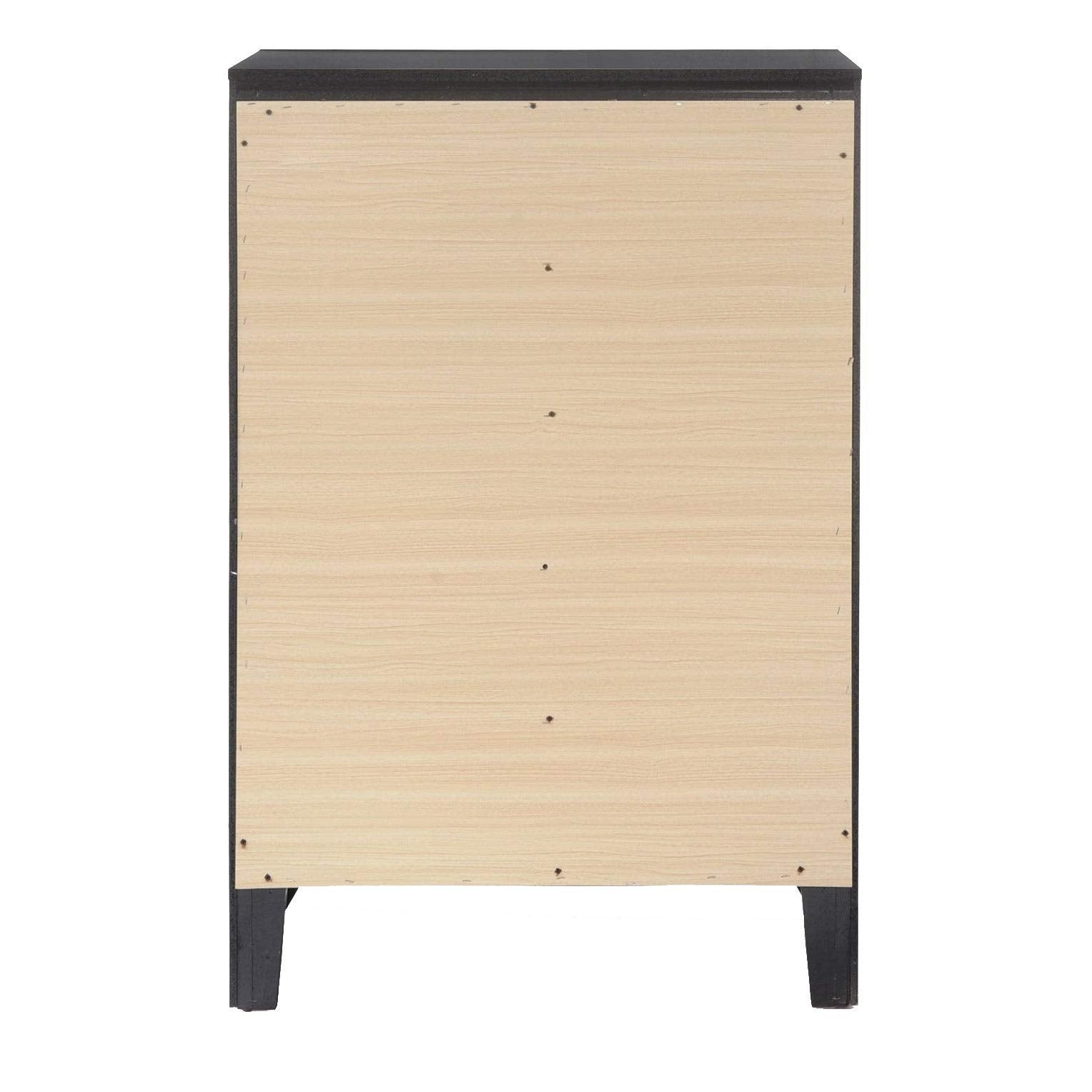 Acme Ireland 5 Drawer Chest in Black