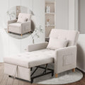 DULATIS Convertible Sleeper Chair,Pull-Out Sofa Bed with Adjustable Backrest, Multi-Functional Lounge Chair for Living Room, Spa