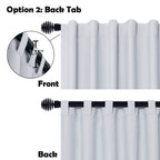 Dwcn Patio Sliding Door Curtains - Extra Wide Blackout Curtains For Glass Door, Room Divider Thermal Curtain Panel With Back Tab