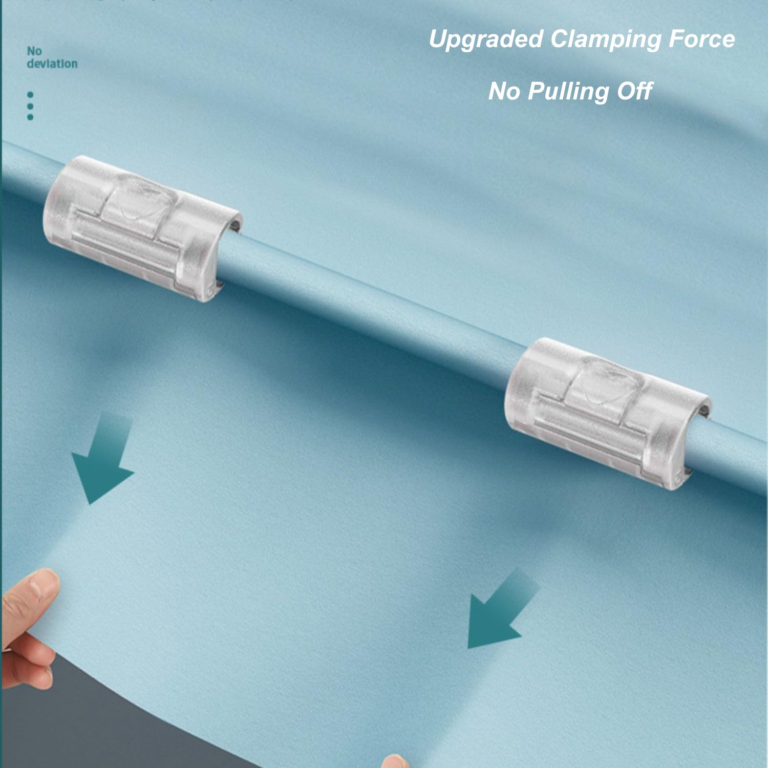 Toosunny 10 Pieces Sheet Holders, Two-Position Adjustment Bed Sheet Grippers Keeps The Bed Sheet In Place (Clear)