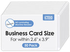Ktrio Self-Adhesive Laminating Sheets 2.6 X 3.9 Inches, 50 Sheets, 10 Mil Thickness, Self Sealing Laminate Pouches For Business