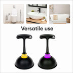 Ofxdd Short Bathtub Cup Plunger - Plunger For Clogged Duty - Heavy Duty Rubber Toilet Plunger - Simple Sink Plunger