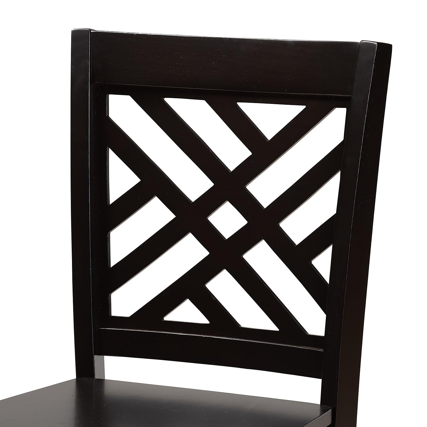 Caron Modern Wood Cut-Out Back Counter Stool - Thumbnail 4