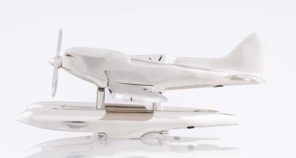 HomeRoots Decor 17-inch x 16.5-inch x 7-inch Alum Seaplane