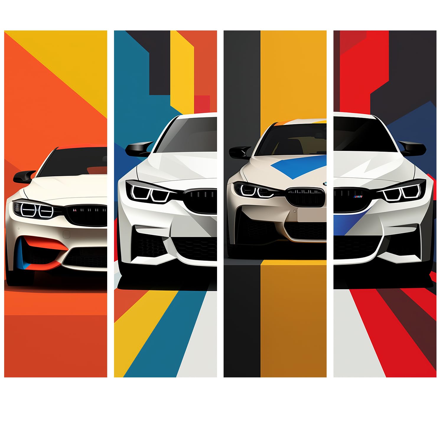 FitIn Trends Cars Wall Panel D1  Stylish CarThemed Wall Art For Kids Room | Decorative Mdf Panel For Bedroom, Playroom And Nu