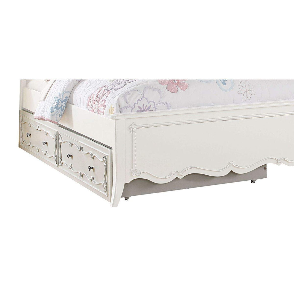 ACME Furniture Edalene Trundle, Pearl White, Twin