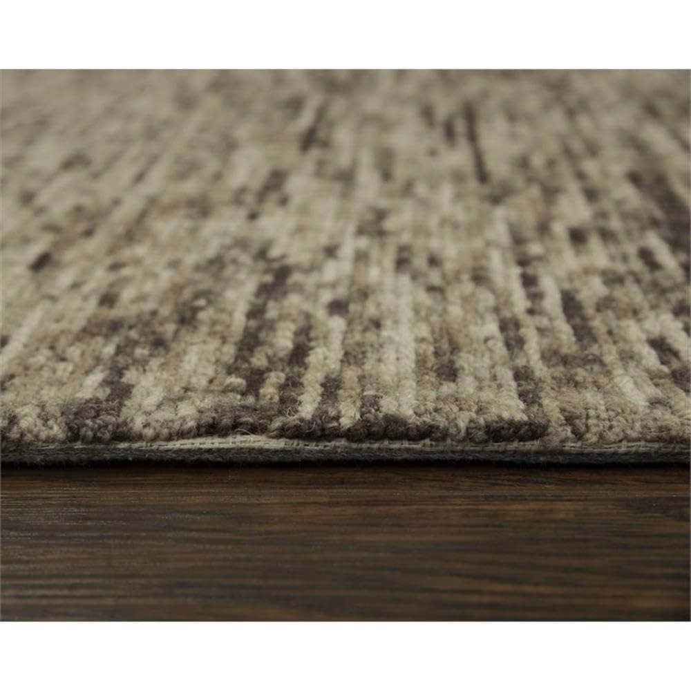 Rizzy Home Alora Decor Laine 5'X7'6" Stripes Brown/Beige Hand-Tufted Area Rug