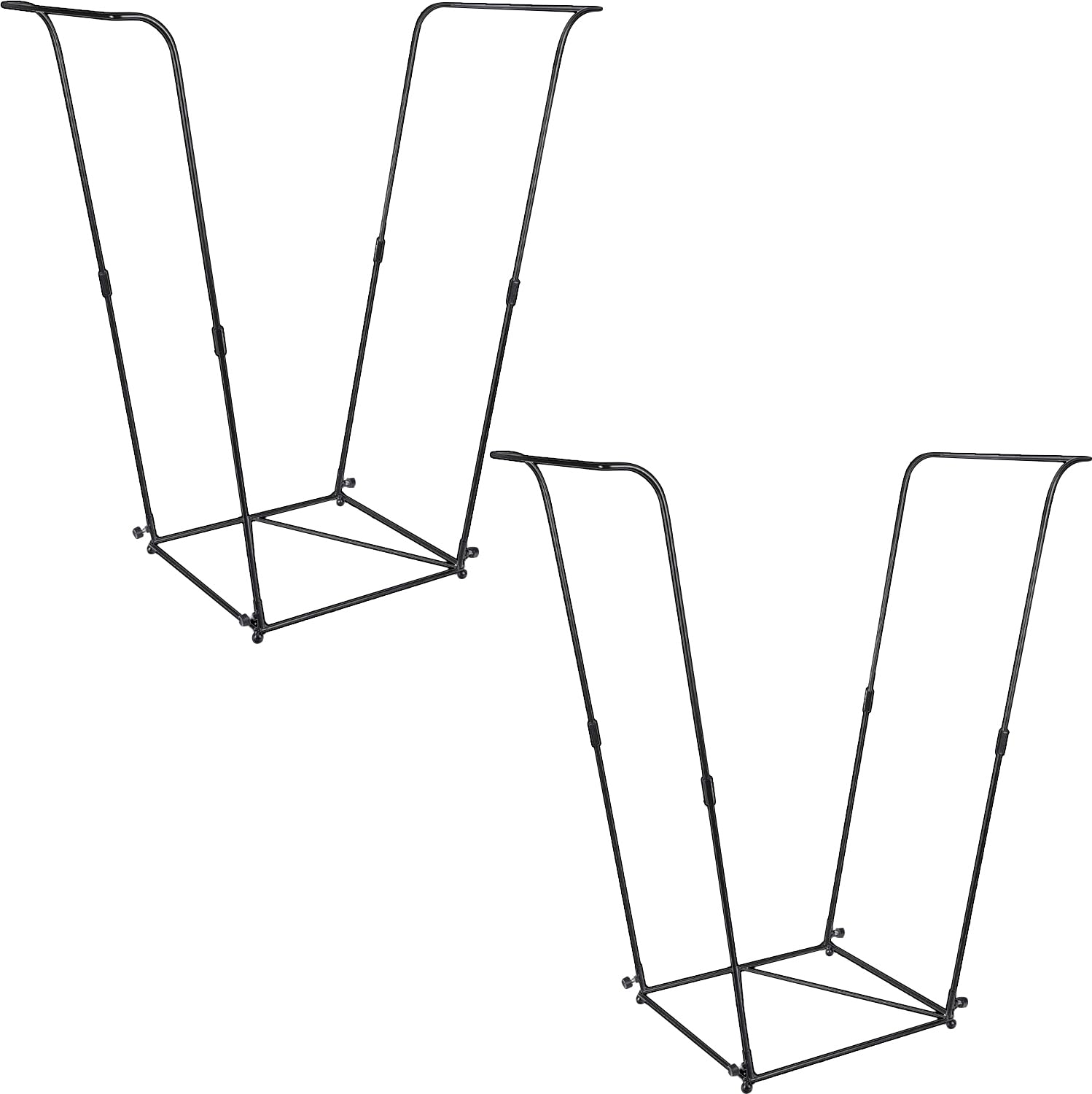 Metal Trash Bag Holder - Garbage Bag Holder Frame Holds 30-45 Gallon Bags-Multi-Use Outdoor Leaf Bag Stand for Yard Camping Gard