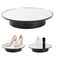GOHASPW Rotating Display Stand Turntable Stand Spinning Stand for Product Shows Black