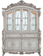 ACME Furniture Wooden Frame Hutch and Buffet, Antique White