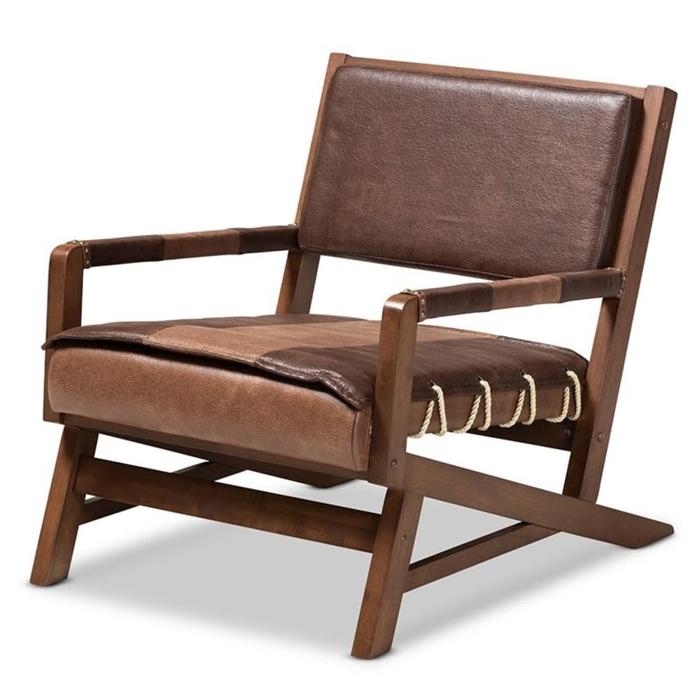 Baxton Studio Rovelyn Lounge Chair - Thumbnail 2