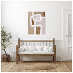 Sylvie Rhythmic Lines l Framed Canvas by Nikita Jariwala